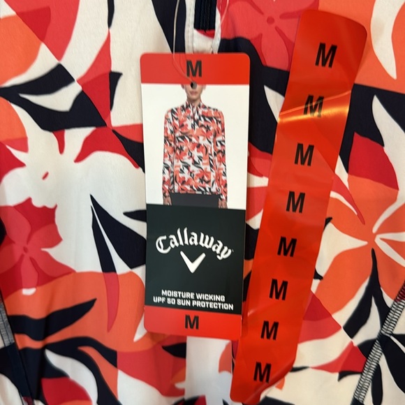 NWT Ladies CALLAWAY LS 1/4 Zip Golf Shirt S and shirt M weather series - Picture 10 of 16